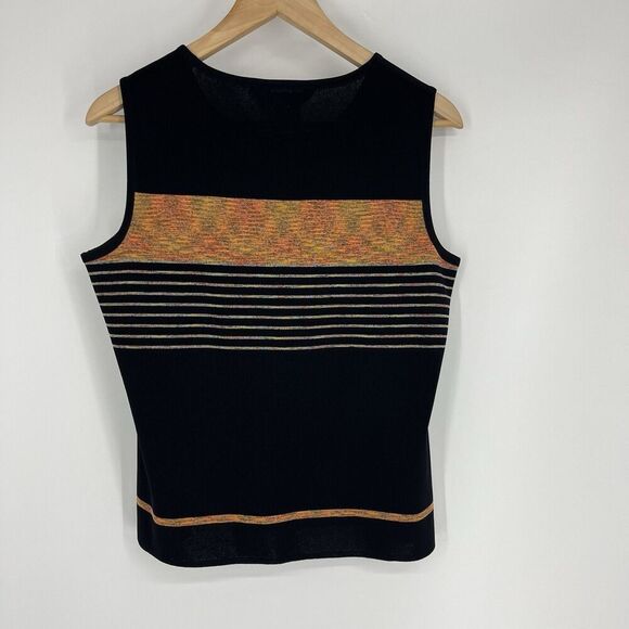 Exclusively Misook Sweater Set Size Medium Petite Cardigan Shell Tank Top 2 Pc - Picture 9 of 12